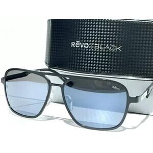 REVO HORIZON Sunglasses Satin Black POLARIZED Grey Lens RE 1193 01 GY NEW